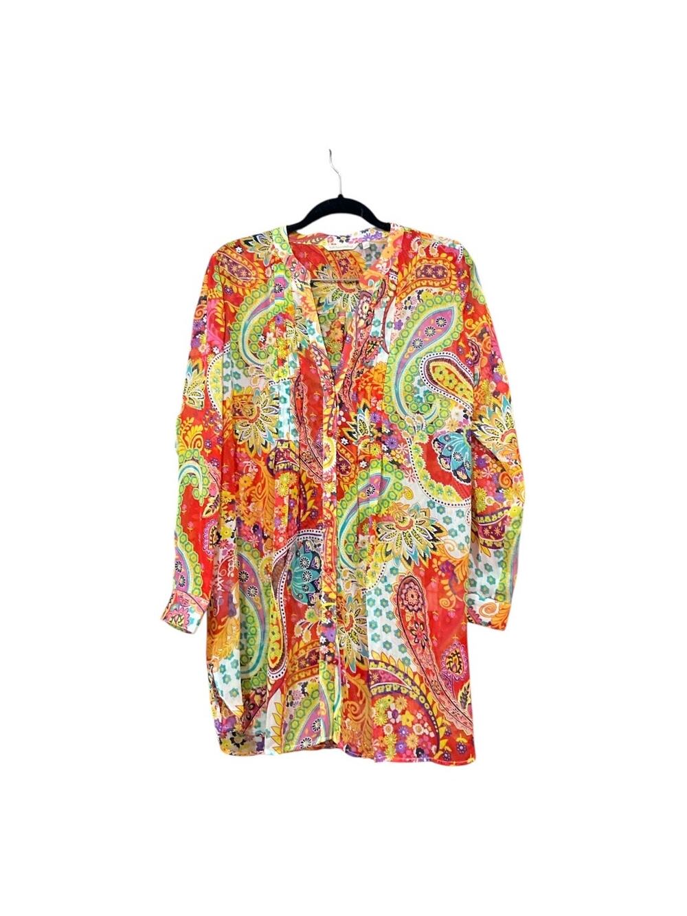 Soft Surroundings Top Woman Floral Large